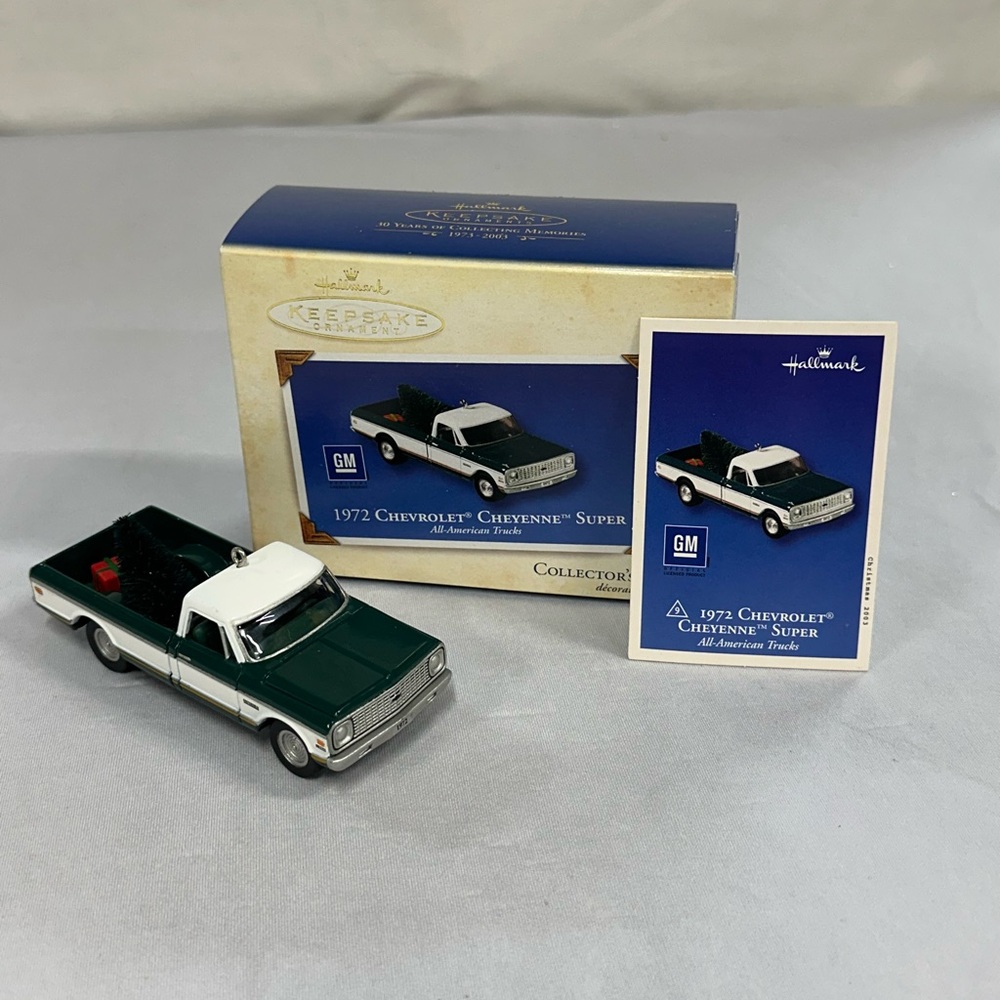Vintage Hallmark Keepsake “1972 Chevrolet Cheyenne Super” Ornament